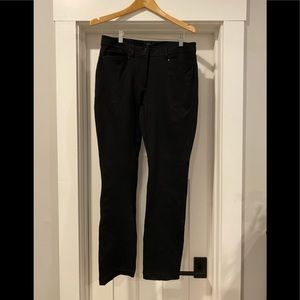 WHBM Black Ponte 5 pocket Pants Size 8